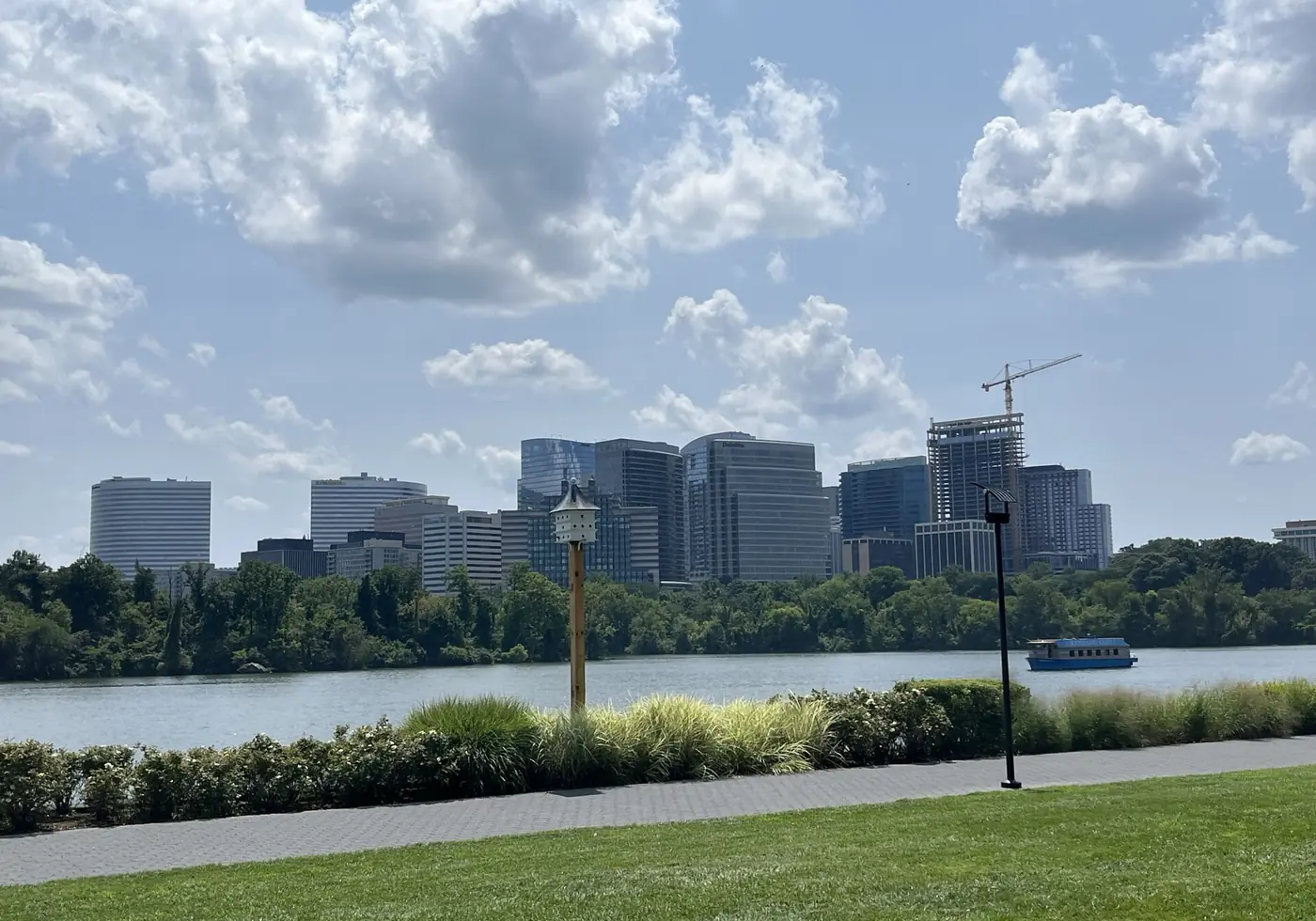 The Rosslyn skyline from across the Potomac