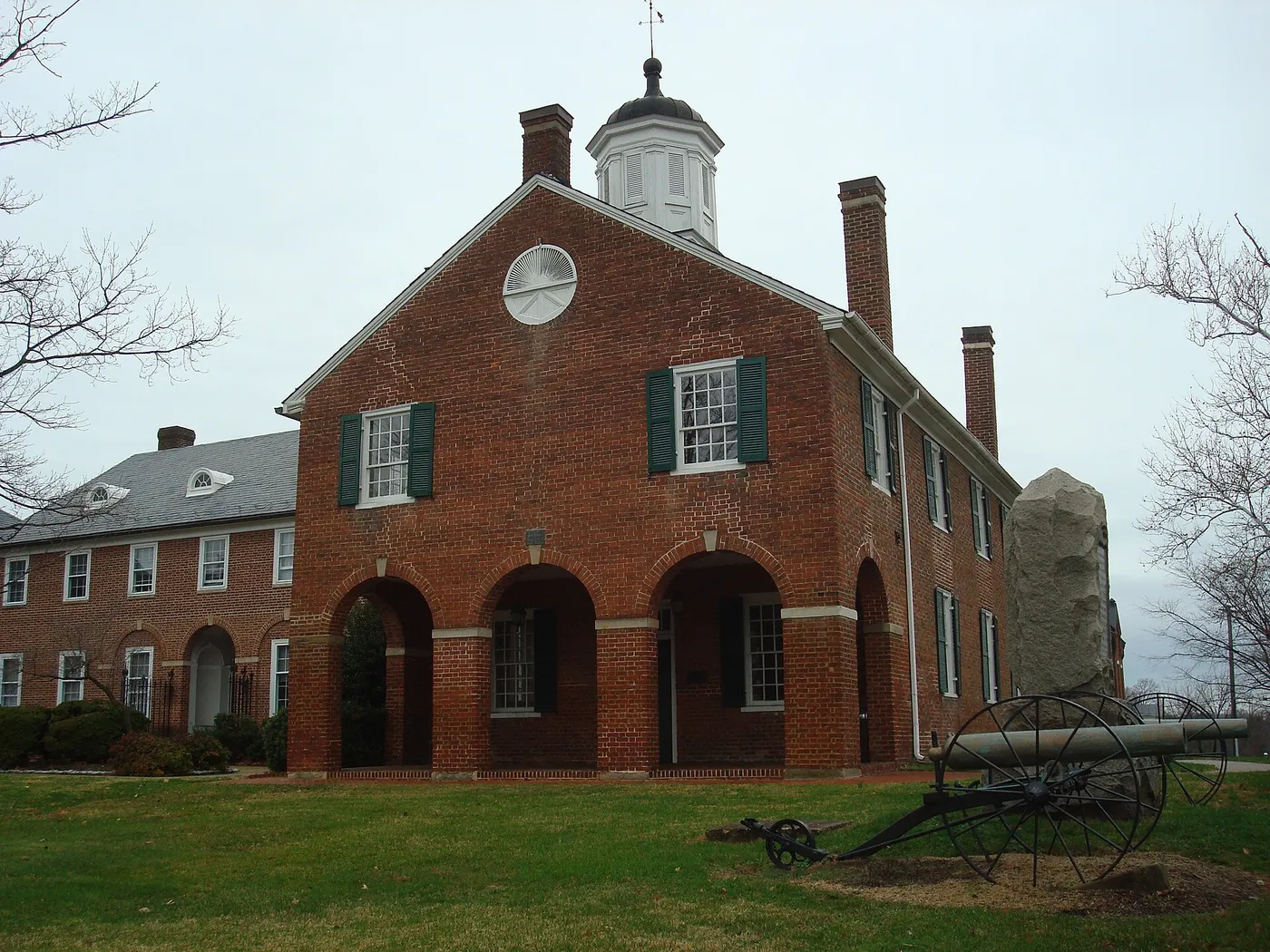The historic Fairfax County courthouse