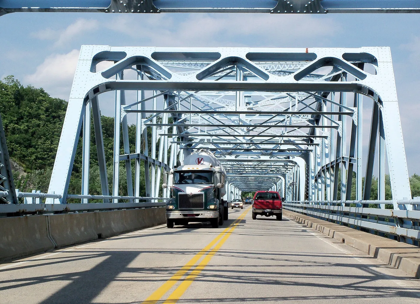 The Point of Rocks bridge over the Potomac, north of Lovettsville